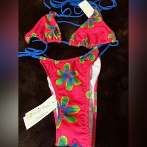 BNWT Heavy Manners Curiosity Leads To Trouble Double String/Side Tie Bottoms